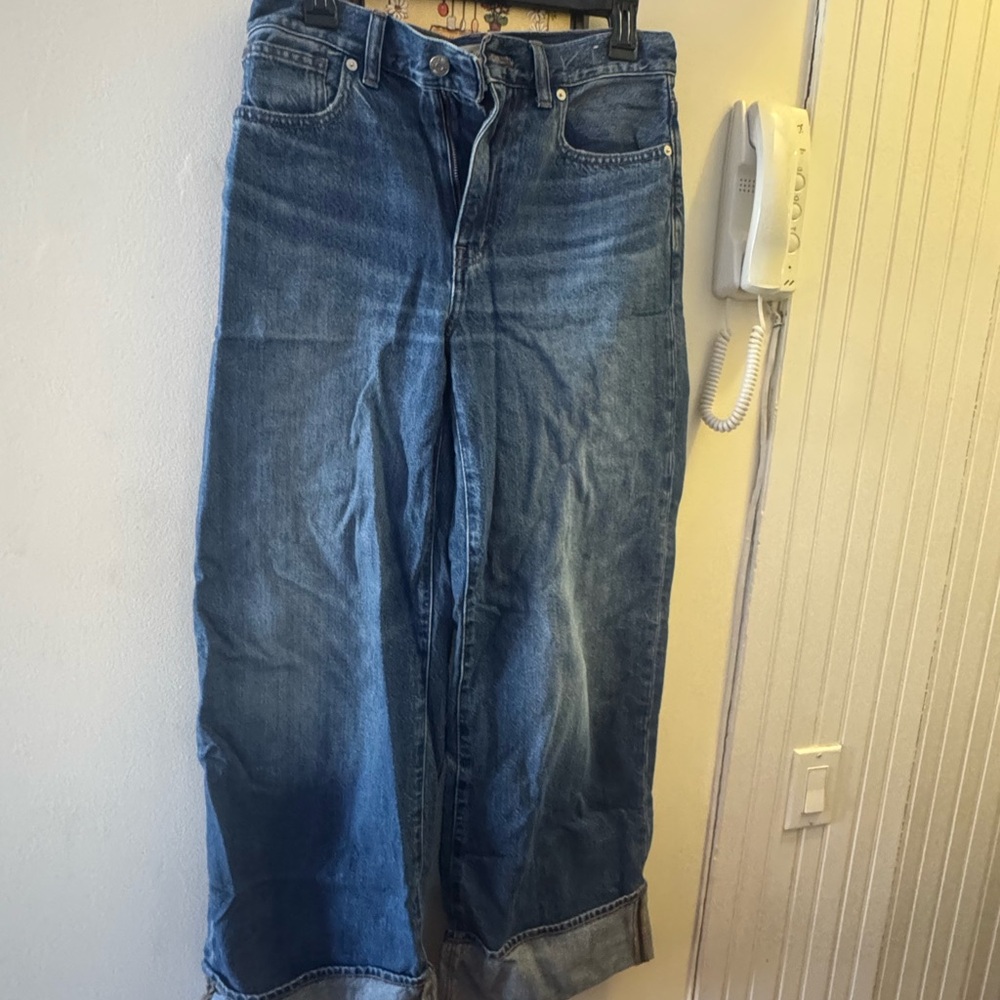 Madewell Blue Flare & Wide Leg Jeans